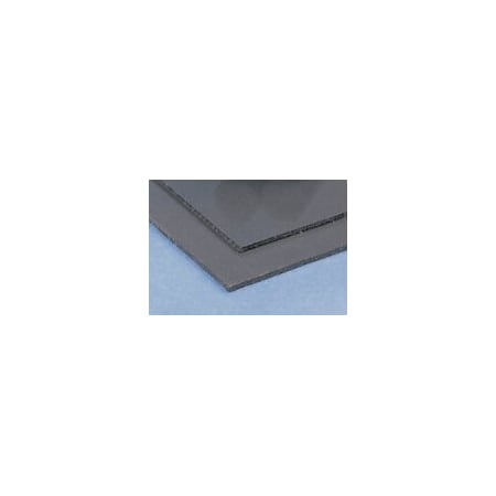 Professional Plastics Gray PVC Sheet - Vycom, 0.750 Thick, 24 X 48 SPVCGY.750V-24X48